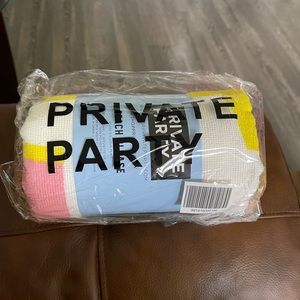 PRIVATE PARTY “Beach Please" Beach Towel NEW